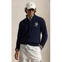 Ralph Lauren per uomo. 710B18061001 Maglione in cotone Relaxed Fit blu marino (M), Casual, Manica lunga, Navy