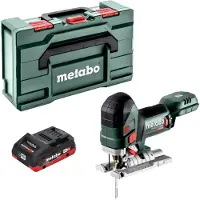 Metabo Sega a gattuccio a batteria STA 18 LTX 150 BL 18 V 150 mm Brushless + 1x batteria LiHD 4,0 Ah + Metabox - senza caricabatterie