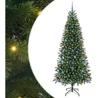 Syfax Albero di Natale artificiale Verde 210 cm PE e PVC