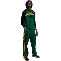 Adidas Pantaloni Sportivi Firebird Loose Pinstripes Track Tracksuit Bottoms uomini - Verde - EU XL