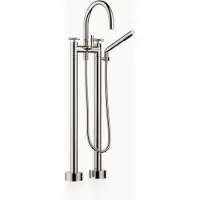 Dornbracht TARA Mélangeur bain/douche à deux trous pour montage indépendant, inverseur rotatif bain/douche saillie 220mm, 25943892-08, 25943892-08