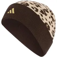 Adidas Berretto sportivo 'Leo Graphic' beige / marrone / marrone scuro / giallo oro