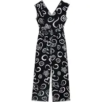 Desigual , Tuta stampata con lettere, Donna, Nero, M