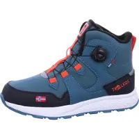 TROLLKIDS Kid's Bergen Winter Mid Cut Scarpe invernali Bambini (39, blu)