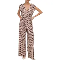ONLY Tuta jumpsuit 'ONLMAINE' crema / granatina / rosso scuro