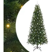 Syfax Albero di Natale artificiale Verde 240 cm PE e PVC