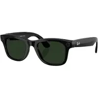Ray-Ban - Occhiali da sole fotocromatici connessi - META Wayfarer - Gen 2 Shiny Black/Transitions Graphite Green - Nero