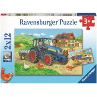 Ravensburger Puzzle ´duro Lavoro´ 2 X 12 Pezzi