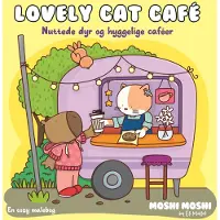 Forlaget Tukan Libro Da Colorare Moshi Moshi Cat Café Coloring Book
