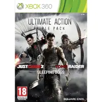 Xbox 360 Just Cause 2sleeping Dogs &amp; Tomb Raider Bundle