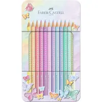 Faber Castell Matita Colorata 201910 Metallic Case Pastel Sparkle 12 Unità