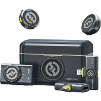 Hollyland Microfono Lavalier Wireless LARK M2 Combo Duo - Antracite Lucido
