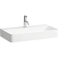 Laufen VAL lavabo à poser, 1 trou pour robinet, sans trop-plein, US fermé 750x420mm, H8162854001111, H8162854001111