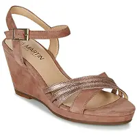 Jb martin Sandali con zeppa QUOLIDAYS donne - Marrone - 38