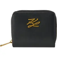Karl Lagerfeld Portamonete 'K/AUTOGRAPH' oro / nero
