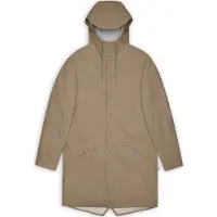 Rains - Giacca lunga impermeabile - Long Jacket W3 Beige per Uomo - Taglia L