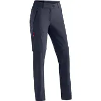 Maier Sports Women's Nata Zip Loop Pantaloni zip off Donna (48 - Regular, blu)