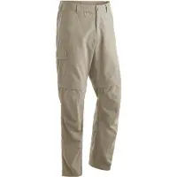 Maier Sports Trave Pantaloni zip off Uomo (29 - Short, beige/marrone)
