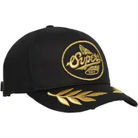 Superdry per donna. Y9010201A Cappellino da camionista Black Laurel (OSFA), Nero, Casual, Cotone