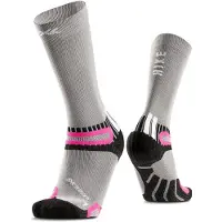 X-socks Hike Discover Crew Calze da trekking (37-38, grigio)
