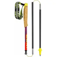 LEKI - Bastoncini trail in carbonio - Neotrail Pro FX One SL - Taglia 125 cm - rosso