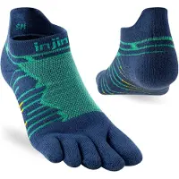 Injinji Run Technical No Show Calze da running (40,5-44, blu)