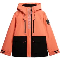 Superdry per donna. WS110181A Giacca da sci Ultimate Freestyle Coral (XS), Casual, Sportivo, Poliestere, Neve, Corallo
