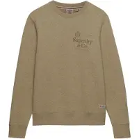 Superdry per uomo. M2014539A Felpa beige casual 1954 Company (M), Cotone