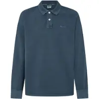 Pepe Jeans per uomo. PM542213 Polo New Oliver Gd Ls blu scuro (S), Casual, Manica lunga, Sostenibile, Navy