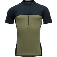 Devold Lauparen Merino 190 Zip Tee Intimo lana merinos Uomo (XXL, olivia)