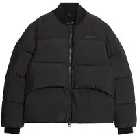 Lyle & Scott Puffer Bomber Jacket Jet Black Taglia: XXL | Giacche invernali Outlet | Uomo | Nero
