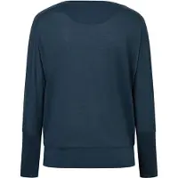 Super.natural Women's Womens Kula Top Pullover in lana merino Donna (M, blu)