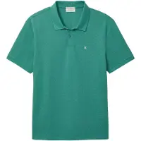 Calvin Klein Ss Monogram Pique Polo Wild Green Taglia: M | Polo Outlet | Uomo | Verde