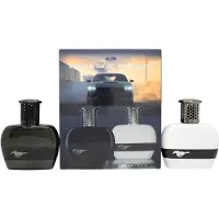 Ford Set : Mustang White, Eau De Toilette, per uomo, 50 ml + Mustang Black, Eau De Toilette, per uomo, 50 ml