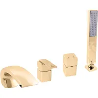 RAV Slezák-Miscelatore per bagno Slezák Loira LR572P Colore: oro, Dimensione: 1/2''