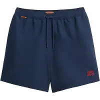 Superdry per uomo. M3010256A Costume da bagno Essential Navy (S), Beachwear, Polister riciclato, Sostenibile