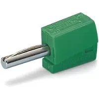 Wago Connettori a banana ; per terminali con diametro di 4 mm; verde 215-411