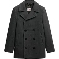 Superdry Cappotto Merchant Wool Blend Pea