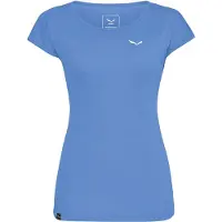 Salewa Women's Puez Melange Dry S/S Tee T-shirt Donna (42, blu)