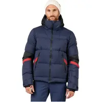 Rossignol - Giacca da sci impermeabile in piumino da uomo - Daille Down Jacket Dark Navy per Uomo in Pelle - Taglia M - Blu navy