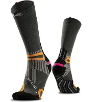 X-socks Hike Anatomix Merino Crew Calze da trekking (45-47, nero)