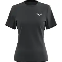 Salewa Women's Puez Dry T-Shirt Maglia funzionale Donna (38, nero/grigio)
