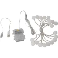 Outwell Delta Light Chain Lampada LED (One Size, giallo/grigio)