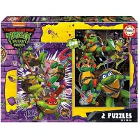 Educa Puzzle Tartarughe Ninja 2x500 Pezzi