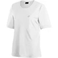Maier Sports Women's Waltraud H/S Maglia funzionale Donna (44, bianco)