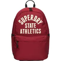 Superdry unisex. W9110429A Zaino rosso Athletic Montana (OSFA), Casual, Poliestere