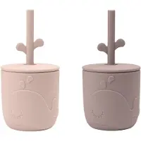 Done by Deer Tazza Straw 2 Pack Wally