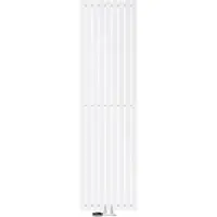LuxeBath radiatore a pannello Stella attacco centrale Verticale 480 x 1800 mm Bianco incl. set di collegamento con termostato Forma ad angolo, senza elemento riscaldante