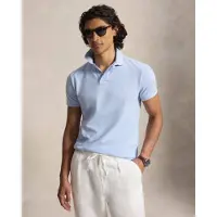 Ralph Lauren per uomo. 710534735516 L'iconica polo Classic Fit in piqué blu (M), Casual, Cotone, Manica corta
