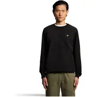 Lyle & Scott Half Raglan Hybrid Sweatshirt Jet Black Taglia: M | Maglioni a maglia Outlet | Uomo | Nero